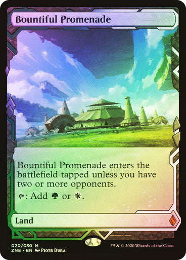 IMPORTABLE DUBAI-Bountiful Promenade Zendikar Rising Expeditions Foil English Magic: The Gathering