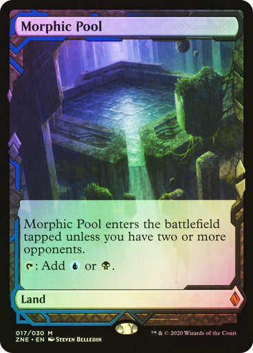 IMPORTABLE DUBAI-Morphic Pool Zendikar Rising Expeditions Foil English Magic: The Gathering