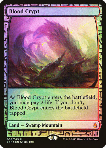 IMPORTABLE DUBAI-Blood Crypt Zendikar Expeditions Foil Full Art English Magic: The Gathering
