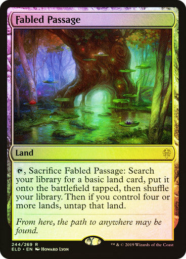 IMPORTABLE DUBAI-Fabled Passage Throne of Eldraine Foil Default English Magic: The Gathering