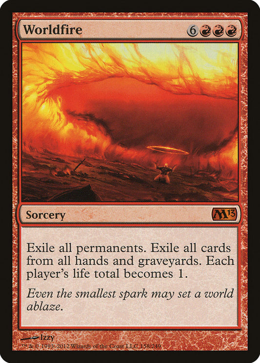 IMPORTABLE DUBAI-Worldfire Magic 2013 (M13) #158 · Mythic Rare · English · Nonfoil/Foil