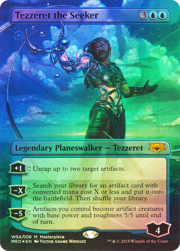 IMPORTABLE DUBAI-Tezzeret the Seeker Mythic Edition Foil Borderless English Magic: The Gathering