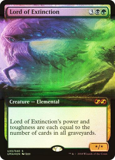 IMPORTABLE DUBAI-Lord of Extinction Ultimate Masters Foil Extended Art English Magic: The Gathering