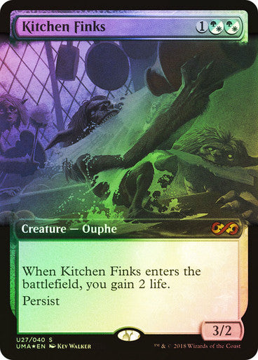 IMPORTABLE DUBAI-Kitchen Finks Ultimate Masters Foil Extended Art English Magic: The Gathering