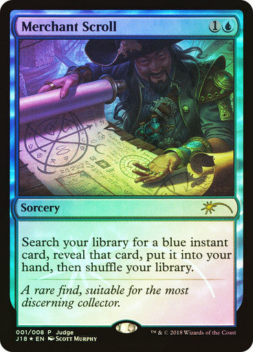 IMPORTABLE DUBAI-Merchant Scroll (Judge) Promo Foil Default English Magic: The Gathering