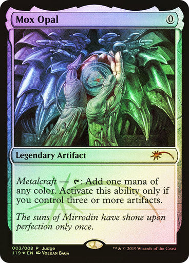 IMPORTABLE DUBAI-Mox Opal (Judge) Promo Foil Default English Magic: The Gathering