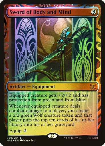 IMPORTABLE DUBAI-Sword of Body and Mind Masterpiece Series: Kaladesh Inventions Foil Default English Magic: The Gathering