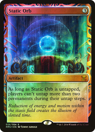 IMPORTABLE DUBAI-Static Orb Masterpiece Series: Kaladesh Inventions Foil Default English Magic: The Gathering