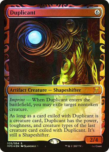 IMPORTABLE DUBAI-Duplicant Masterpiece Series: Kaladesh Inventions Foil Default English Magic: The Gathering