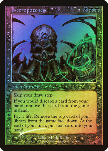 IMPORTABLE DUBAI-Necropotence Deckmasters Foil Default English Magic: The Gathering