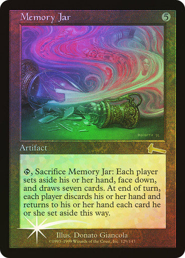 IMPORTABLE DUBAI-Memory Jar Urza's Legacy Foil Default English Magic: The Gathering