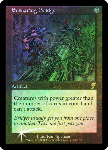 IMPORTABLE DUBAI-Ensnaring Bridge 7th Edition Foil Default English Magic: The Gathering