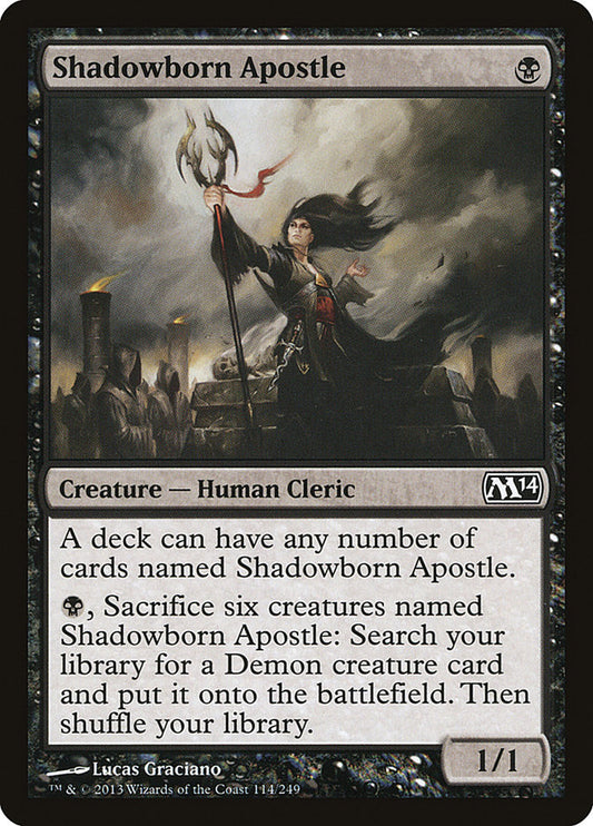 IMPORTABLE DUBAI-Shadowborn Apostle  Magic 2014 (M14) #114 · Common · English · Nonfoil/Foil