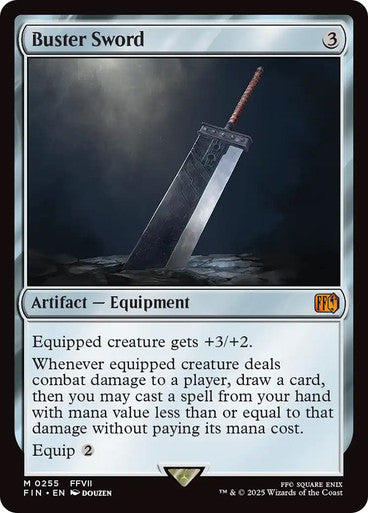 IMPORTABLE DUBAI-Buster Sword FINAL FANTASY Non-foil Default English Magic: The Gathering