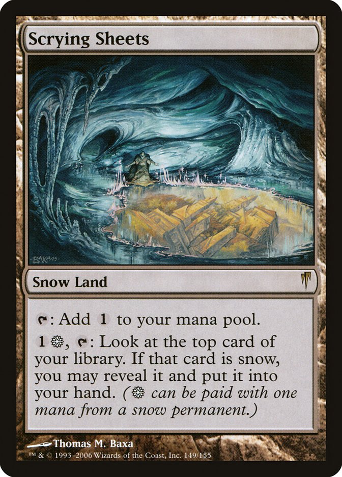 IMPORTABLE DUBAI-Scrying Sheets Coldsnap (CSP) #149 · Rare · English · Nonfoil/Foil