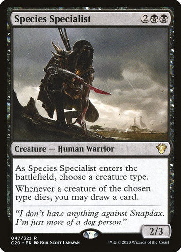 IMPORTABLE DUBAI-Species Specialist Commander 2020 Non-foil Default English Magic: The Gathering
