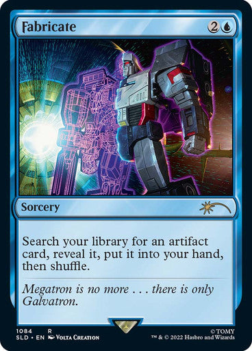 IMPORTABLE DUBAI-Fabricate (Transformers) (#1084) Secret Lair Drop Non-foil Default English Magic: The Gathering