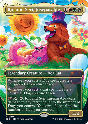 IMPORTABLE DUBAI-Rin and Seri, Inseparable (#1230) Secret Lair Drop Non-foil Borderless English Magic: The Gathering
