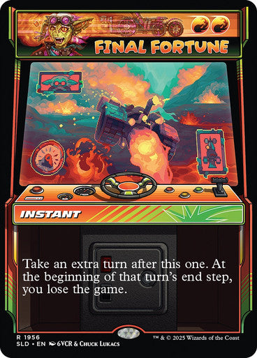 IMPORTABLE DUBAI-Final Fortune Secret Lair Drop Non-foil Full Art English Magic: The Gathering