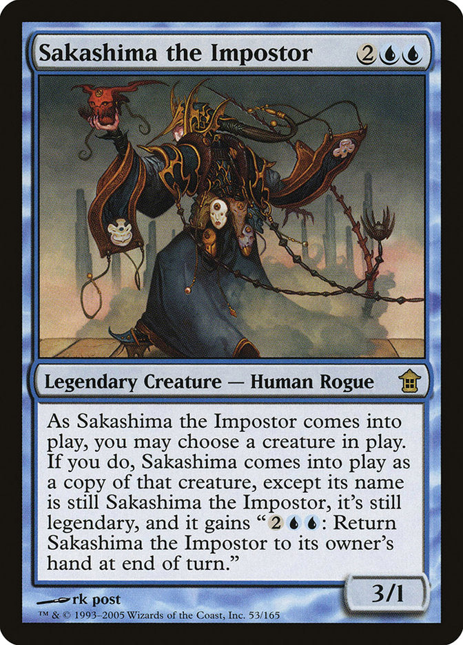 IMPORTABLE DUBAI-Sakashima the Impostor Saviors of Kamigawa (SOK) #53 · Rare · English · Nonfoil/Foil
