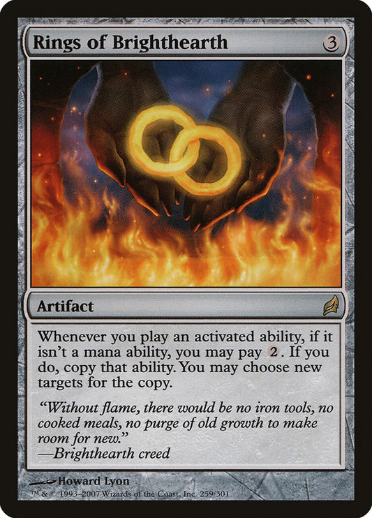 IMPORTABLE DUBAI-Rings of Brighthearth Lorwyn (LRW) #259 · Rare · English · Nonfoil/Foil
