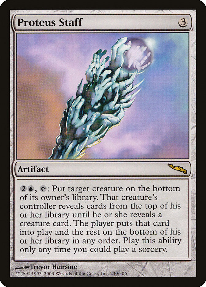 IMPORTABLE DUBAI-Proteus Staff Mirrodin (MRD) #230 · Rare · English · Nonfoil/Foil