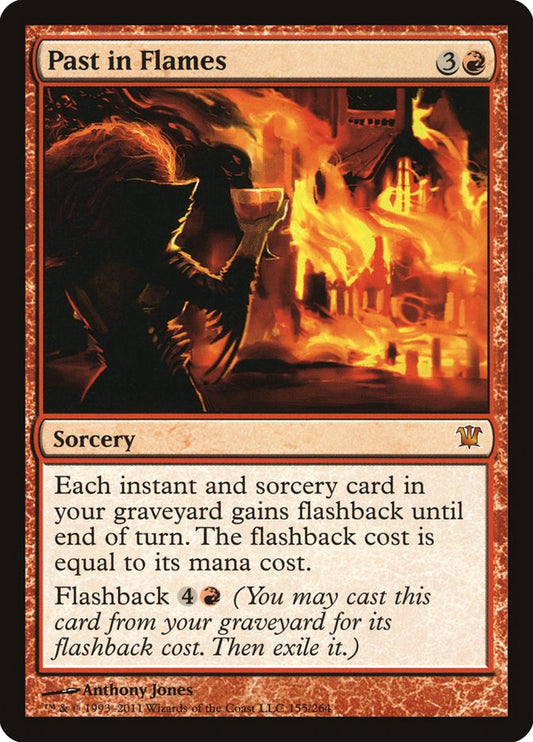IMPORTABLE DUBAI-Past in Flames  Innistrad (ISD) #155 · Mythic Rare · English · Nonfoil/Foil