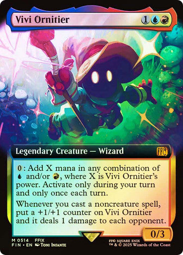 IMPORTABLE DUBAI-Vivi Ornitier (#514) (Extended Art) FINAL FANTASY - Variants Magic: The Gathering English Foil