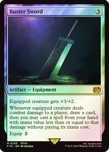 IMPORTABLE DUBAI-Buster Sword FINAL FANTASY Magic: The Gathering English Foil