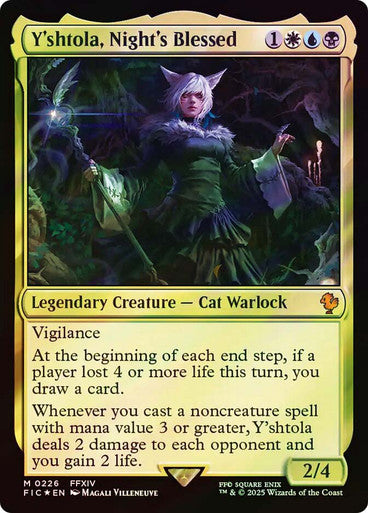 IMPORTABLE DUBAI-Y'shtola, Night's Blessed (Surge Foil) FINAL FANTASY Commander - Alternate Foil Magic: The Gathering English Foil