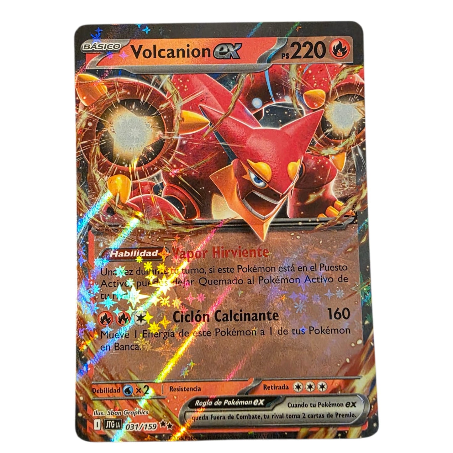 Volcanion EX 031/159 – Double Rare – Español – Near Mint