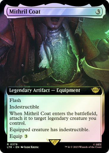IMPORTABLE DUBAI-Mithril Coat (Extended Art) The Lord of the Rings - Variants Magic: The Gathering English Foil