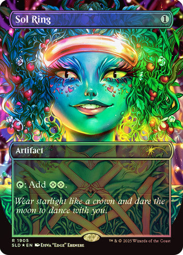 IMPORTABLE DUBAI-Sol Ring (Secret Lair) (#1905) (Borderless) Secret Lair Magic: The Gathering English Foil