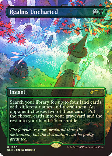 IMPORTABLE DUBAI-Realms Uncharted (Secret Lair) (Borderless) Secret Lair Magic: The Gathering English Foil