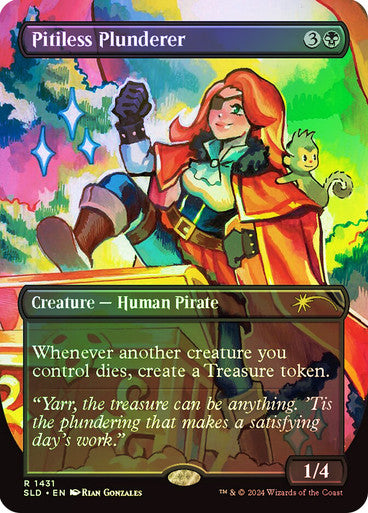 IMPORTABLE DUBAI-Pitiless Plunderer (Secret Lair) (Borderless) Secret Lair Magic: The Gathering English Foil