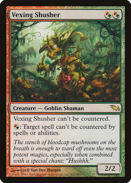 IMPORTABLE DUBAI-Vexing Shusher Shadowmoor (SHM) #222 · Rare · English · Nonfoil/Foil