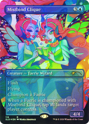 IMPORTABLE DUBAI-Mistbind Clique (Secret Lair) (Borderless) Secret Lair Magic: The Gathering English Foil