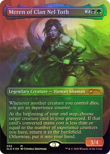 IMPORTABLE DUBAI-Meren of Clan Nel Toth (Secret Lair) (Borderless) Secret Lair Magic: The Gathering English Foil