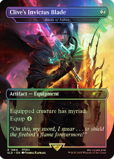 IMPORTABLE DUBAI-Blade of Selves (Clive's Invictus Blade) (FINAL FANTASY) (Secret Lair) (#1864) (Borderless) Secret Lair Magic: The Gathering English Foil