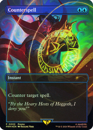 IMPORTABLE DUBAI-Counterspell (Marvel) (NYCC 2024) (Borderless) Promo: General Magic: The Gathering English Foil