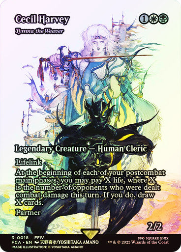 IMPORTABLE DUBAI-Tymna the Weaver (Cecil Harvey) (Borderless) FINAL FANTASY Through the Ages Magic: The Gathering English Foil