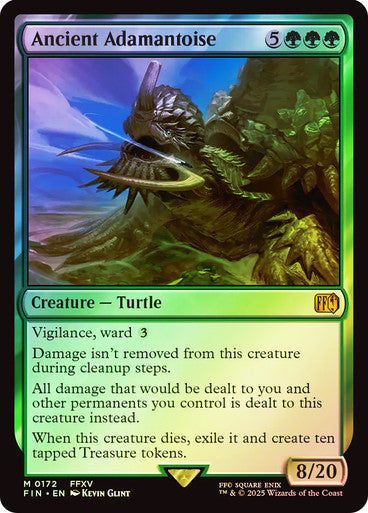 IMPORTABLE DUBAI-Ancient Adamantoise FINAL FANTASY Magic: The Gathering English Foil