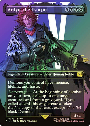 IMPORTABLE DUBAI-Ardyn, the Usurper (#379) (Borderless) FINAL FANTASY - Variants Magic: The Gathering English Foil