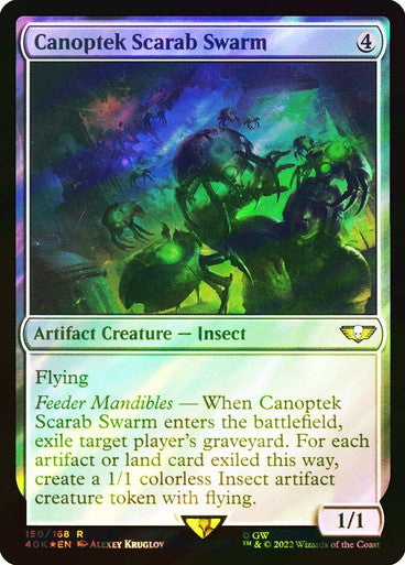 IMPORTABLE DUBAI-Canoptek Scarab Swarm (Surge Foil) Warhammer 40,000 Commander - Surge Foil Magic: The Gathering English Foil