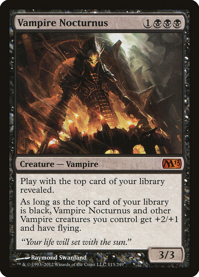 IMPORTABLE DUBAI-Vampire Nocturnus Magic 2013 (M13) #113 · Mythic Rare · English · Nonfoil/Foil