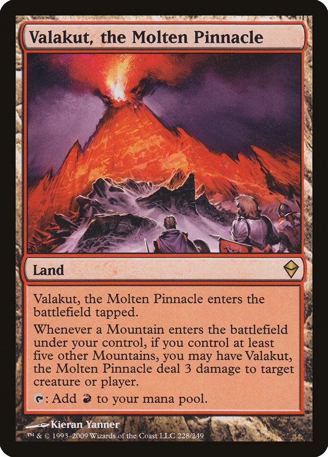 IMPORTABLE DUBAI-Valakut, the Molten Pinnacle Zendikar (ZEN) #228 · Rare · English · Nonfoil/Foil