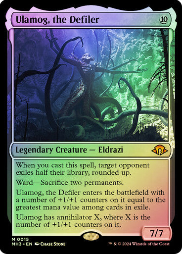 IMPORTABLE DUBAI-Ulamog, the Defiler Modern Horizons 3 Magic: The Gathering English Foil