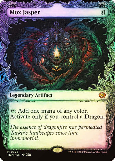 IMPORTABLE DUBAI-Mox Jasper (Showcase) Tarkir: Dragonstorm - Variants Magic: The Gathering English Foil