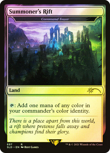 IMPORTABLE DUBAI-Command Tower (Summoner's Rift) (Arcane) (Secret Lair) (#697) Secret Lair Magic: The Gathering English Foil