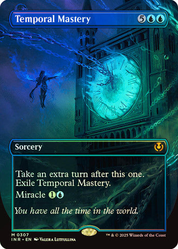 IMPORTABLE DUBAI-Temporal Mastery (Borderless) Innistrad Remastered - Variants Magic: The Gathering English Foil